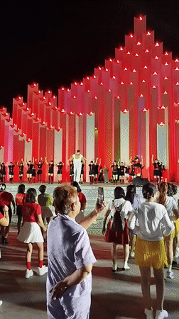 Night performances and illuminated gatherings documented across Ho Chi Minh City