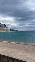Coastal views and casual dining captured in Rafailovići, Montenegro