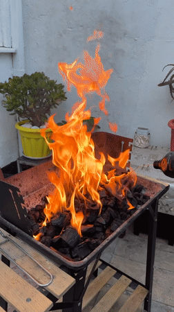 Backyard barbecue birthday celebration documented in Great Yarmouth