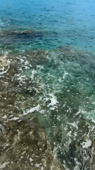 Adriatic waves crash against Montenegro coast at Dubraljevina
