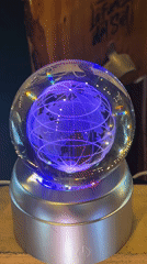 Collector displays glass globes, figurines in unknown location