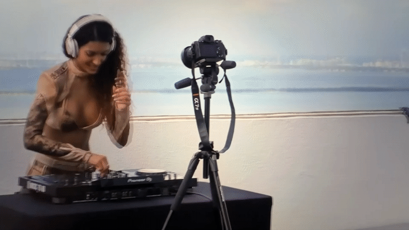 Rooftop DJ session with Pioneer setup, Falenty Nowe