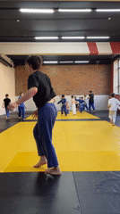 Children's judo class held at Krasnoyarsk gymnasium