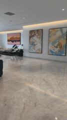 Modern building interior and exterior documented in Salé, Morocco