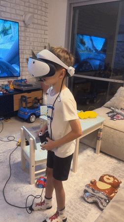 Family gaming and grilling activities documented in Netanya home