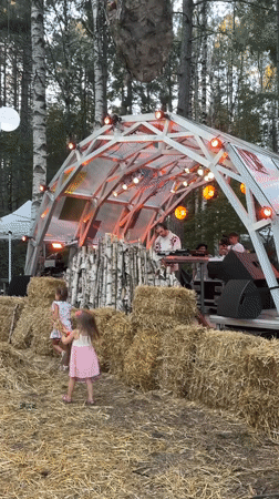 Outdoor DJ event in the woods, Divcibare, Serbia