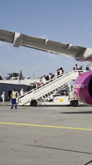 Wizz Air A321neo at Varna Airport, boarding in progress
