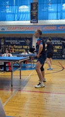 Table tennis match observed in Izhevsk gymnasium