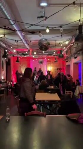Night out captured at Roubaix venue with dancing, music