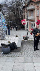 Easter celebrations with traditional decorations observed in Velingrad, Bulgaria