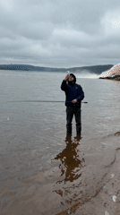 Early morning fishing session captured near Chernushka waterfall