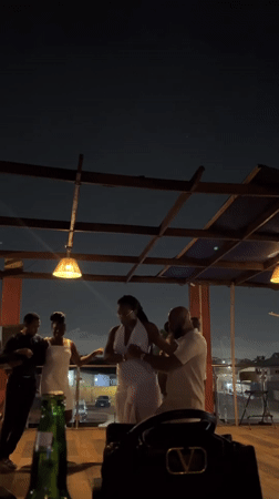Rooftop party documented at Junction 5 Lounge in Accra