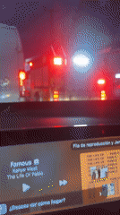 Late-night drive in Puebla features Kanye West soundtrack