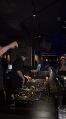 DJ performs late-night set at Milan club