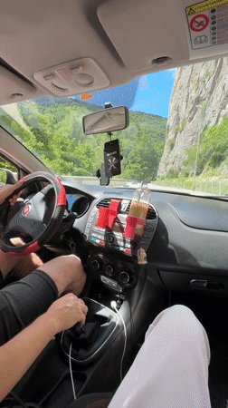 Morning camping trip near Vratsa, Bulgaria