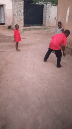 Outdoor pool game observed in Jos, Nigeria
