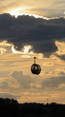 Serene sunset landscape captured in Moscow