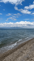 Calm seas and sunny skies observed at Greek beach