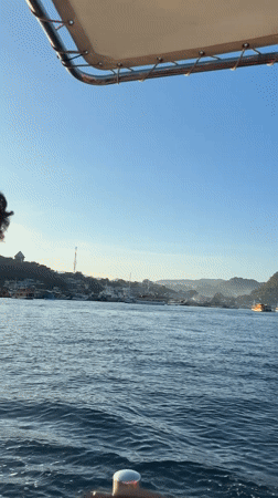 Evening boat trip documented in Labuan Bajo harbor
