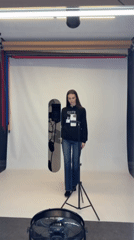 Photography studio session documents S.T.A.L.K.E.R. hoodie modeling in Kyiv