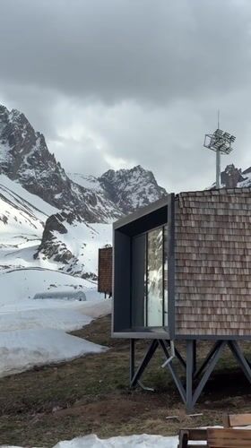 Mountain resort visitors document yurts, snow equipment near Almaty