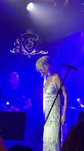 Musical performance captured at ornate venue in Estosadok, Russia