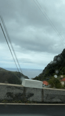 Coastal drive captured in Porto Moniz, Portugal