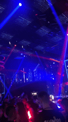 Night out at Plovdiv club with performances and neon displays