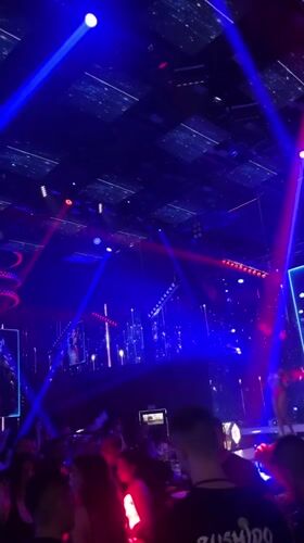 Night out at Plovdiv club with performances and neon displays