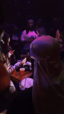 Nightclub gathering with dancing and drinks in Lokoja, Nigeria