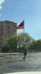 Routine street activity documented in Yerevan, Armenia