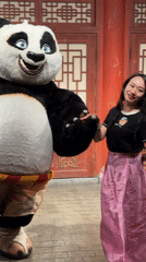 Tourists enjoy Kung Fu Panda attraction in Tongzhou District
