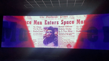 Space exhibit displays Earth, moon imagery in Canela