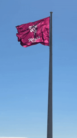Hebrew hotel company flag spotted flying in Sirius, Russia