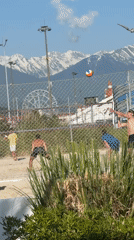 Beach recreation activities observed in Sirius, Russia resort area