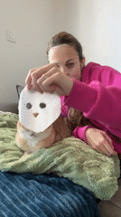 Woman shares self-care day with cat in Montenegro