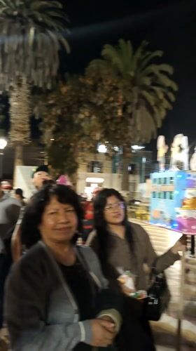 Quinceañera celebration with nighttime parade held in Tacna, Peru