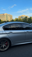 Silver BMW M5 spotted on Woodburn highway