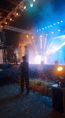 Stage show and meal documented simultaneously in Kalamassery