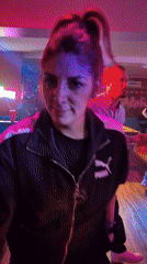 Woman in Puma jacket spotted at West Suffolk bar