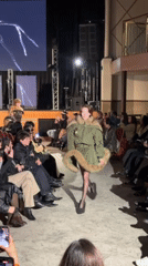 Fashion show draws crowds to London theater venue