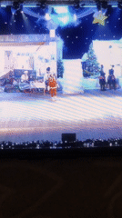 Christmas-themed children's performance documented in Ternopil, Ukraine