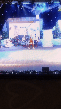 Christmas-themed children's performance documented in Ternopil, Ukraine