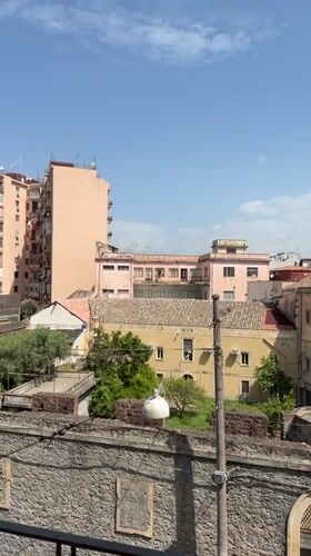 Morning views and breakfast documented in Catania, Italy