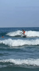 Busy summer day at Bat Yam's Mediterranean beach