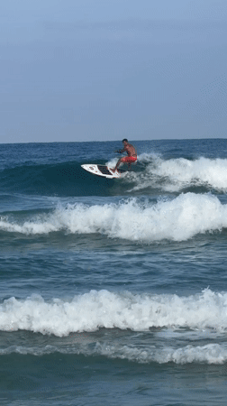 Busy summer day at Bat Yam's Mediterranean beach
