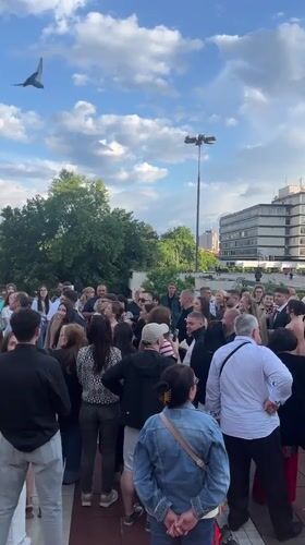 Graduation ceremony draws crowds at American University Bulgaria