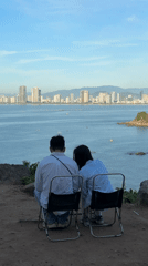 Son Tra hilltop views over Da Nang's coastal skyline at dawn