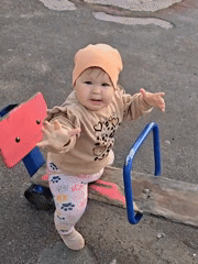 Family playground visit documented in Chaikovsky, Russia
