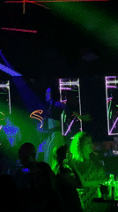 Nightclub scene captured in Plovdiv, Bulgaria
